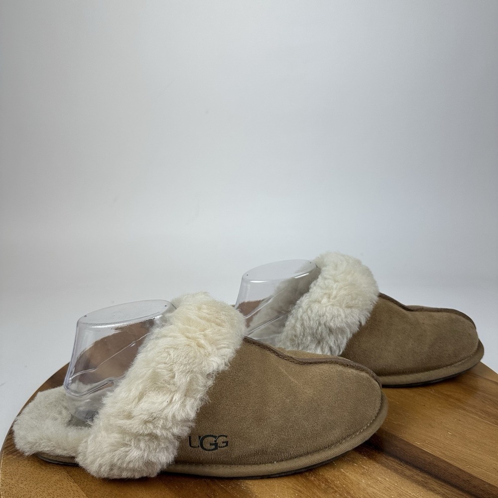 Womens UGG Scuffette II Chestnut Suede Slip On Comfort Slipper Shoes Size 10 M